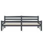 vidaXL Estructura de cama madera maciza pino gris oscuro 180x200 cm vidaXL Estructura de cama madera maciza pino gris oscuro 180x200 cm