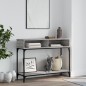 vidaXL Mesa consola madera de ingeniería gris Sonoma 100x30,5x75 cm vidaXL Mesa consola madera de ingeniería gris Sonoma 100x30,5x75 cm