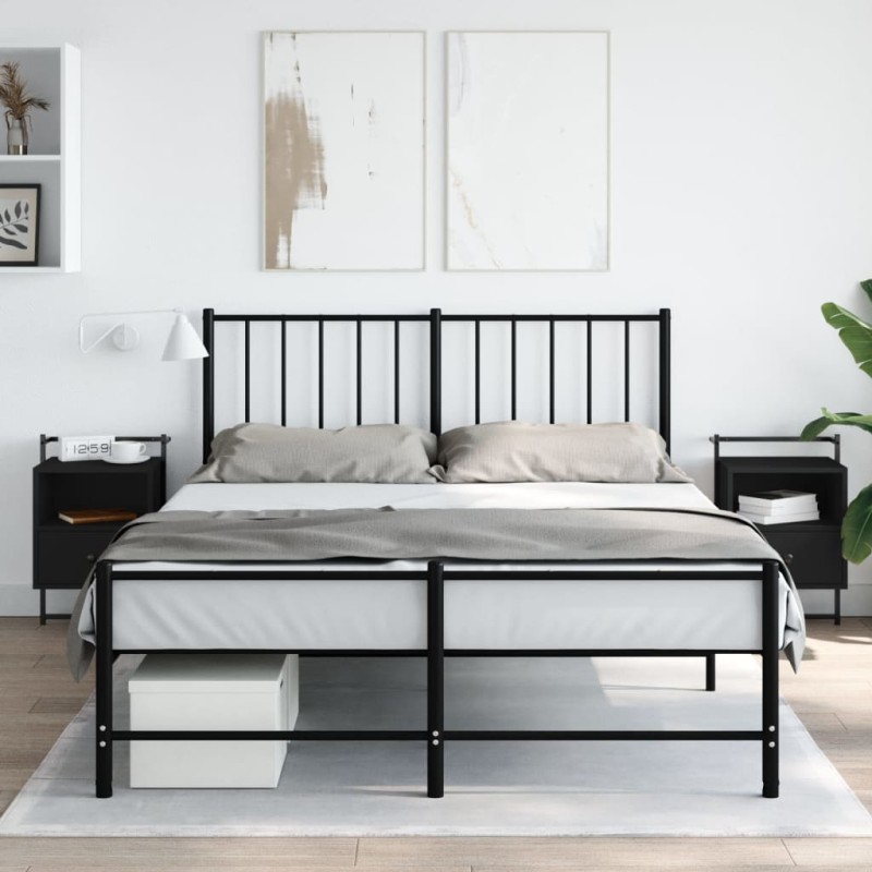 vidaXL Mesitas de noche de pared 2 unidades negro 40x30x61 cm