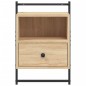 vidaXL Mesitas de noche de pared 2 uds roble Sonoma 40x30x61 cm vidaXL Mesitas de noche de pared 2 uds roble Sonoma 40x30x61 cm