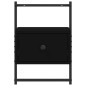 vidaXL Mesita de noche de pared madera de ingeniería negra 35x30x51 cm vidaXL Mesita de noche de pared madera de ingeniería negra 35x30x51 cm