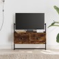 vidaXL Mueble de TV de pared roble ahumado 60,5x30x51 cm vidaXL Mueble de TV de pared roble ahumado 60,5x30x51 cm