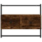 vidaXL Mueble de TV de pared roble ahumado 60,5x30x51 cm vidaXL Mueble de TV de pared roble ahumado 60,5x30x51 cm