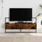 vidaXL Mueble de TV de pared roble ahumado 100,5x30x51 cm vidaXL Mueble de TV de pared roble ahumado 100,5x30x51 cm