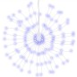 vidaXL Luces de Navidad de estrellas 2 uds 140 LED azul 17 cm vidaXL Luces de Navidad de estrellas 2 uds 140 LED azul 17 cm