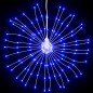 vidaXL Luces de Navidad de estrellas 2 uds 140 LED azul 17 cm vidaXL Luces de Navidad de estrellas 2 uds 140 LED azul 17 cm