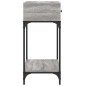 vidaXL Mesa consola madera de ingeniería gris Sonoma 75x34,5x75 cm vidaXL Mesa consola madera de ingeniería gris Sonoma 75x34,5x75 cm