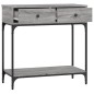 vidaXL Mesa consola madera de ingeniería gris Sonoma 75x34,5x75 cm vidaXL Mesa consola madera de ingeniería gris Sonoma 75x34,5x75 cm