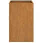 vidaXL Jardinera de acero corten 52x48x75 cm vidaXL Jardinera de acero corten 52x48x75 cm