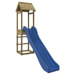vidaXL Parque infantil de exterior madera de pino impregnada