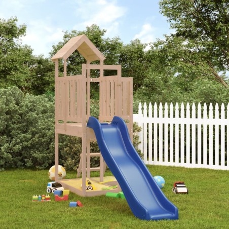 vidaXL Parque infantil de exterior madera maciza de pino