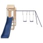 vidaXL Parque infantil de exterior madera maciza de pino vidaXL Parque infantil de exterior madera maciza de pino