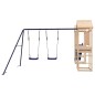 vidaXL Parque infantil de exterior madera maciza de pino vidaXL Parque infantil de exterior madera maciza de pino