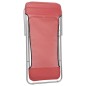 vidaXL Sillas de playa plegables 2 uds acero recubierto textilene rojo vidaXL Sillas de playa plegables 2 uds acero recubierto textilene rojo