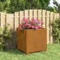 vidaXL Jardinera con patas acero corten oxidado 42x40x43 cm vidaXL Jardinera con patas acero corten oxidado 42x40x43 cm