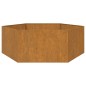 vidaXL Jardinera de acero corten oxidado 138x120x45 cm vidaXL Jardinera de acero corten oxidado 138x120x45 cm