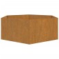 vidaXL Jardinera de acero corten oxidado 138x120x45 cm vidaXL Jardinera de acero corten oxidado 138x120x45 cm