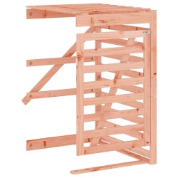vidaXL Extensión para cobertizo de cubo de basura madera abeto Douglas