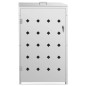 vidaXL Cobertizo contenedor de basura individual acero inoxidable 240L vidaXL Cobertizo contenedor de basura individual acero inoxidable 240L