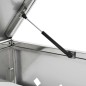 vidaXL Cobertizo contenedor de basura individual acero inoxidable 240L vidaXL Cobertizo contenedor de basura individual acero inoxidable 240L