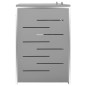 vidaXL Cobertizo para dos contenedores basura acero 138x77,5x112,5 cm vidaXL Cobertizo para dos contenedores basura acero 138x77,5x112,5 cm