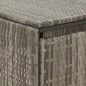 vidaXL Cobertizo para 2 contenedores basura ratán PE gris 140x80x117cm vidaXL Cobertizo para 2 contenedores basura ratán PE gris 140x80x117cm