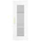 vidaXL Aparador alto madera contrachapada blanco brillo 34,5x34x180 cm vidaXL Aparador alto madera contrachapada blanco brillo 34,5x34x180 cm