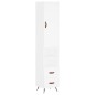 vidaXL Aparador alto madera contrachapada blanco 34,5x34x180 cm vidaXL Aparador alto madera contrachapada blanco 34,5x34x180 cm