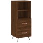 vidaXL Aparador alto madera contrachapada roble marrón 34,5x34x180 cm vidaXL Aparador alto madera contrachapada roble marrón 34,5x34x180 cm