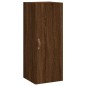 vidaXL Aparador alto madera contrachapada roble marrón 34,5x34x180 cm vidaXL Aparador alto madera contrachapada roble marrón 34,5x34x180 cm
