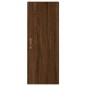 vidaXL Aparador alto madera contrachapada roble marrón 34,5x34x180 cm vidaXL Aparador alto madera contrachapada roble marrón 34,5x34x180 cm