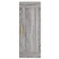 vidaXL Aparador alto madera contrachapada gris Sonoma 34,5x34x180 cm vidaXL Aparador alto madera contrachapada gris Sonoma 34,5x34x180 cm