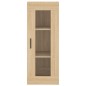 vidaXL Aparador de madera contrachapada roble Sonoma 34,5x34x180 cm vidaXL Aparador de madera contrachapada roble Sonoma 34,5x34x180 cm