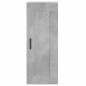 vidaXL Aparador de madera contrachapada gris hormigón 34,5x34x180 cm vidaXL Aparador de madera contrachapada gris hormigón 34,5x34x180 cm