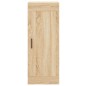 vidaXL Aparador de madera contrachapada roble Sonoma 34,5x34x180 cm vidaXL Aparador de madera contrachapada roble Sonoma 34,5x34x180 cm