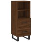 vidaXL Aparador alto madera contrachapada roble marrón 34,5x34x180 cm vidaXL Aparador alto madera contrachapada roble marrón 34,5x34x180 cm
