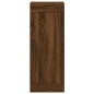 vidaXL Aparador alto madera contrachapada roble marrón 34,5x34x180 cm vidaXL Aparador alto madera contrachapada roble marrón 34,5x34x180 cm