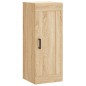 vidaXL Aparador de madera contrachapada roble Sonoma 34,5x34x180 cm