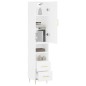 vidaXL Aparador alto madera contrachapada blanco 34,5x34x180 cm vidaXL Aparador alto madera contrachapada blanco 34,5x34x180 cm