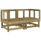 vidaXL Juego de muebles de jardín 6 pzas madera de pino impregnada vidaXL Juego de muebles de jardín 6 pzas madera de pino impregnada