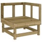 vidaXL Juego de muebles de jardín 6 pzas madera de pino impregnada vidaXL Juego de muebles de jardín 6 pzas madera de pino impregnada