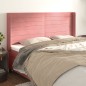 vidaXL Cabecero con orejas de terciopelo rosa 203x16x118/128 cm vidaXL Cabecero con orejas de terciopelo rosa 203x16x118/128 cm