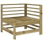 vidaXL Juego de sofás de jardín 5 piezas madera de pino impregnada vidaXL Juego de sofás de jardín 5 piezas madera de pino impregnada