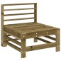 vidaXL Juego de sofás de jardín 5 piezas madera de pino impregnada vidaXL Juego de sofás de jardín 5 piezas madera de pino impregnada
