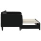 vidaXL Sofá cama nido terciopelo negro 80x200 cm