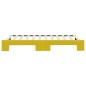 vidaXL Sofá cama nido terciopelo amarillo 100x200 cm vidaXL Sofá cama nido terciopelo amarillo 100x200 cm