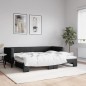 vidaXL Sofá cama nido tela negro 80x200 cm vidaXL Sofá cama nido tela negro 80x200 cm