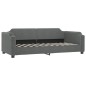 vidaXL Sofá cama nido tela gris oscuro 90x200 cm vidaXL Sofá cama nido tela gris oscuro 90x200 cm