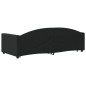 vidaXL Sofá cama nido tela negro 90x200 cm