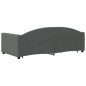 vidaXL Sofá cama nido tela gris oscuro 90x190 cm vidaXL Sofá cama nido tela gris oscuro 90x190 cm
